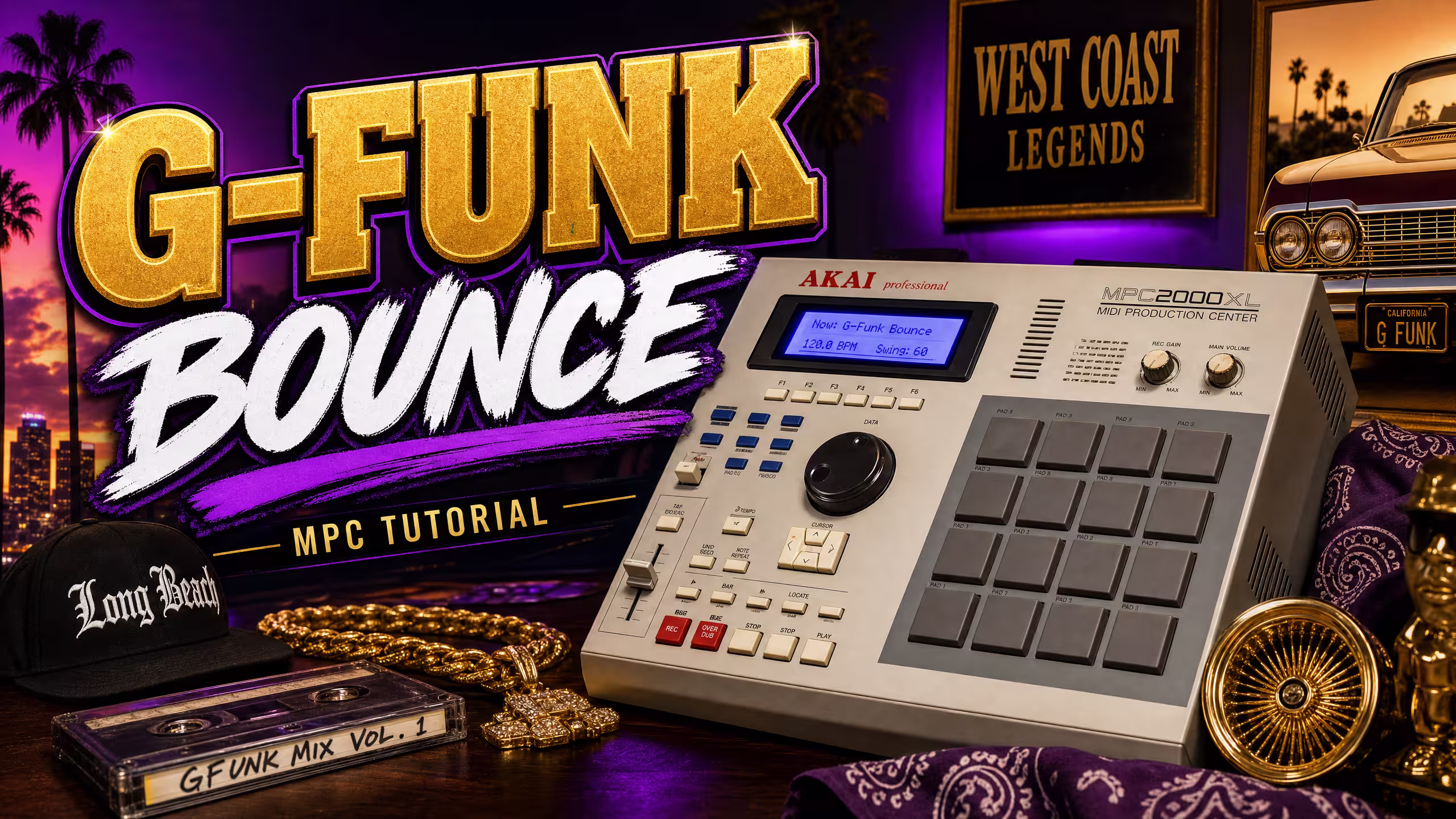 MPC Tutorial: Capturing the "West Coast Roll Call" G-Funk Bounce