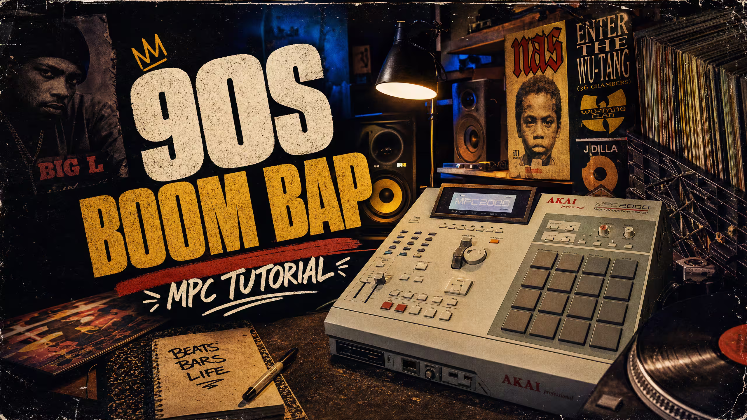MPC Tutorial: 90s Boom Bap Drum Techniques for "Deep End"