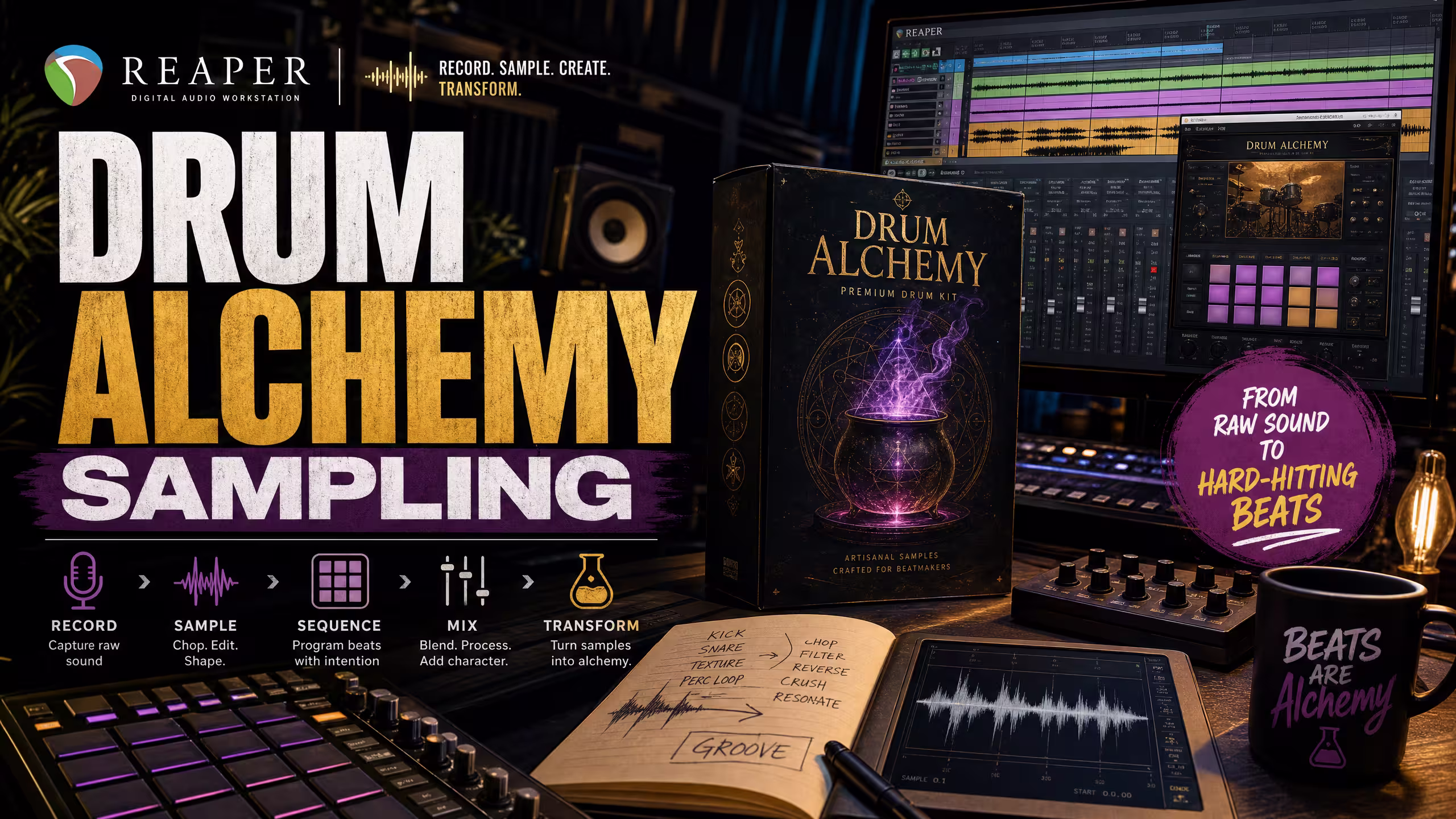 Reaper Tutorial: Advanced Sample Flipping with Drum Alchemy
